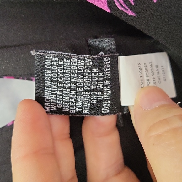 Torrid black and purple blouse - Picture 7 of 8